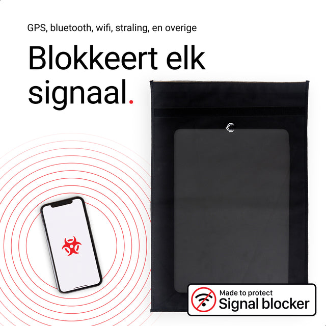 Comsecure signaalblokkerende hoes voor laptop
