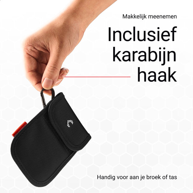Comsecure signaalblokkerende hoes voor autosleutel Zwart