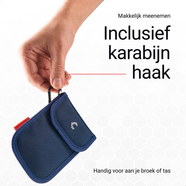 Comsecure signaalblokkerende hoes voor autosleutel Blauw