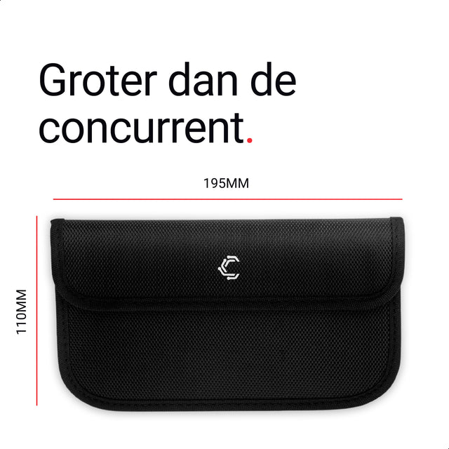 Comsecure signaalblokkerende hoes voor telefoon en autosleutels